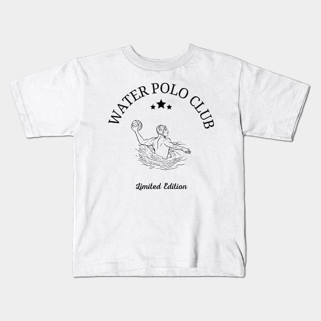 Water Polo Club Kids T-Shirt by Sanu Designs